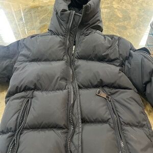 Black SAM puffer coat